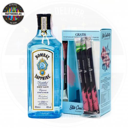 Джин Bombay Sapphire 700ml 40% Stir Creativity